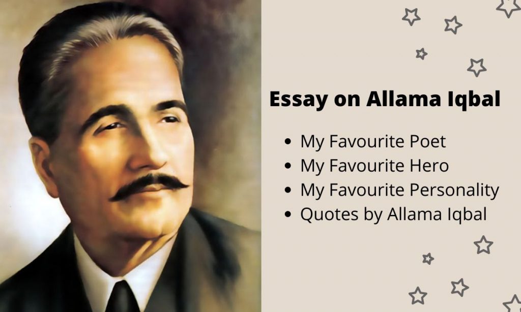 written speech on allama iqbal