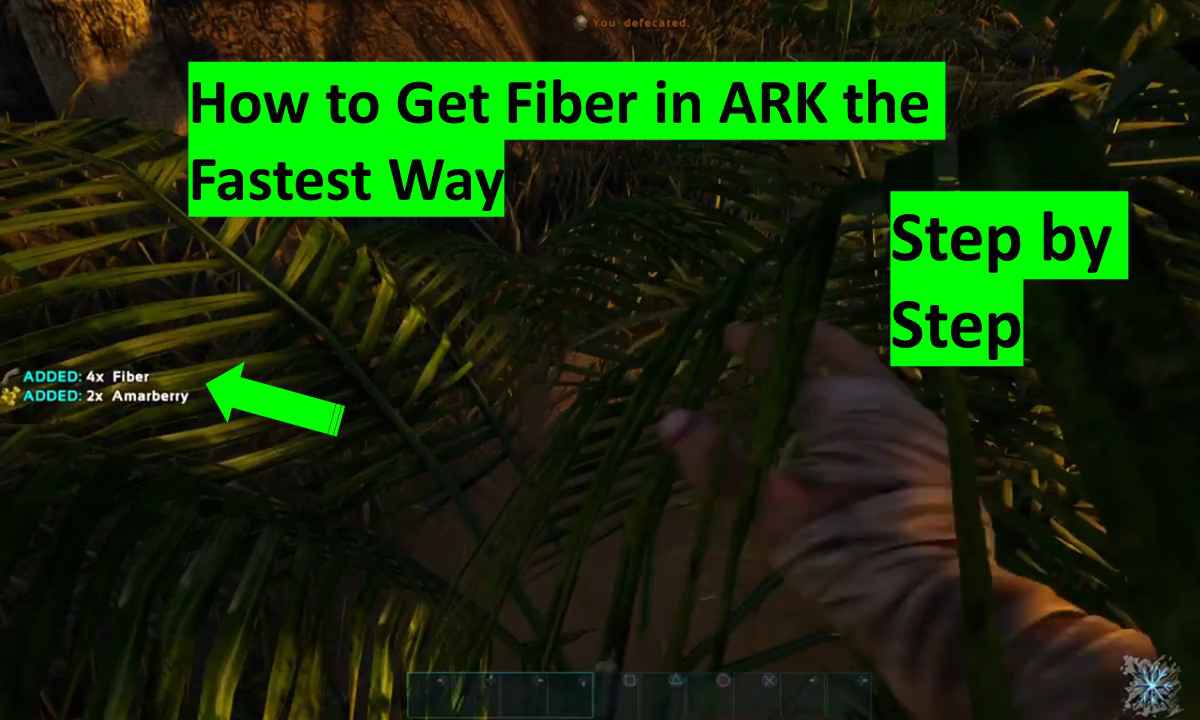 How to Get Fiber in ARK the Fastest Way