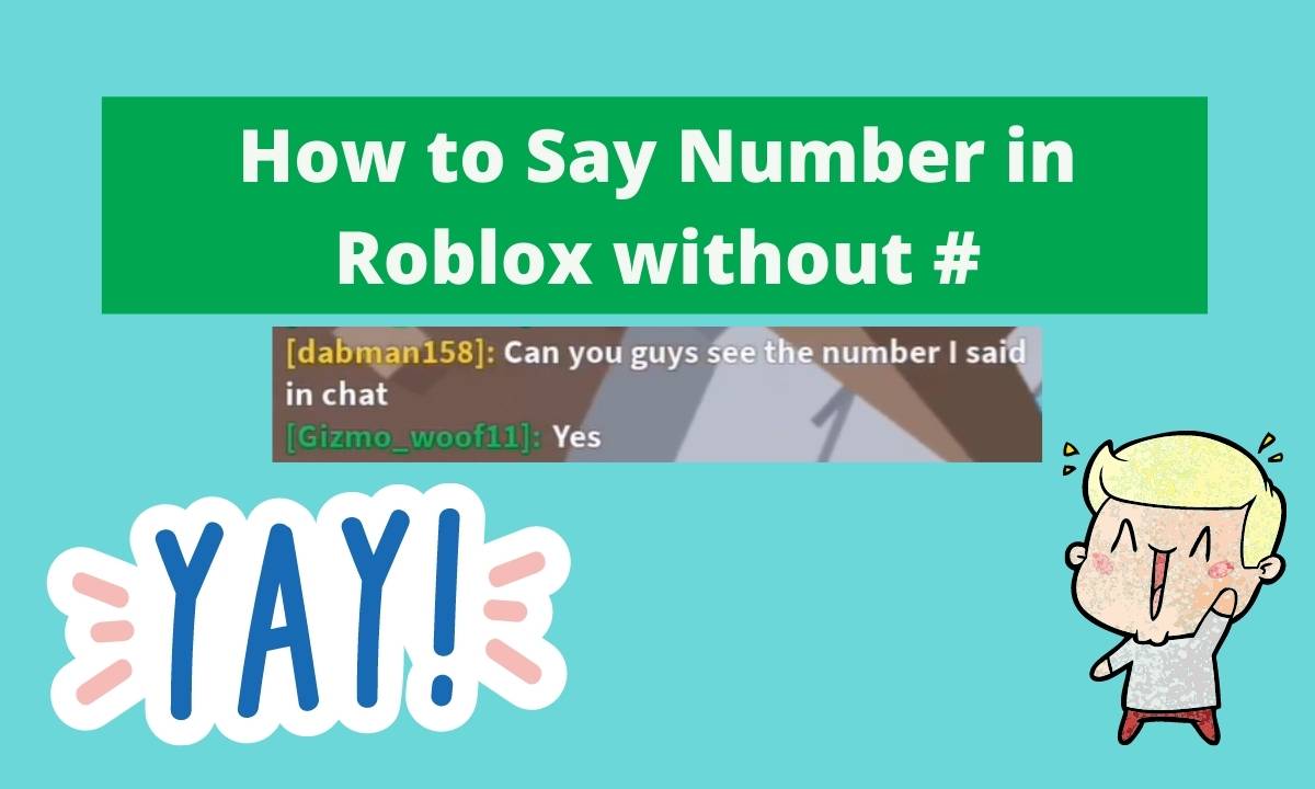 How to say number in Roblox without #
