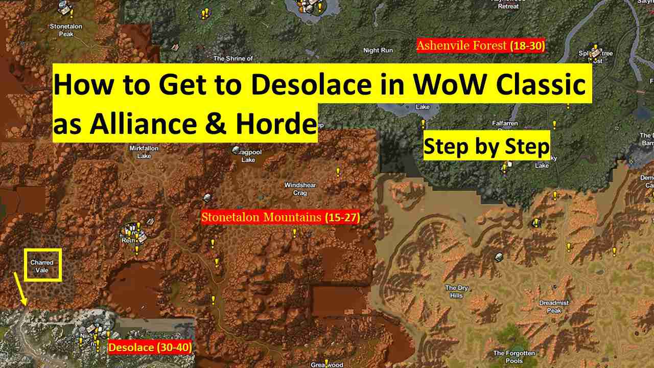 How to Get to Desolace in WoW Classic as Alliance & Horde