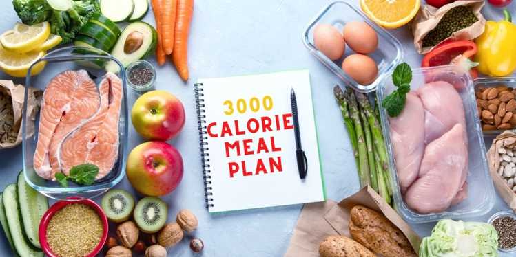 A 3500 calorie meal plan for weight gain