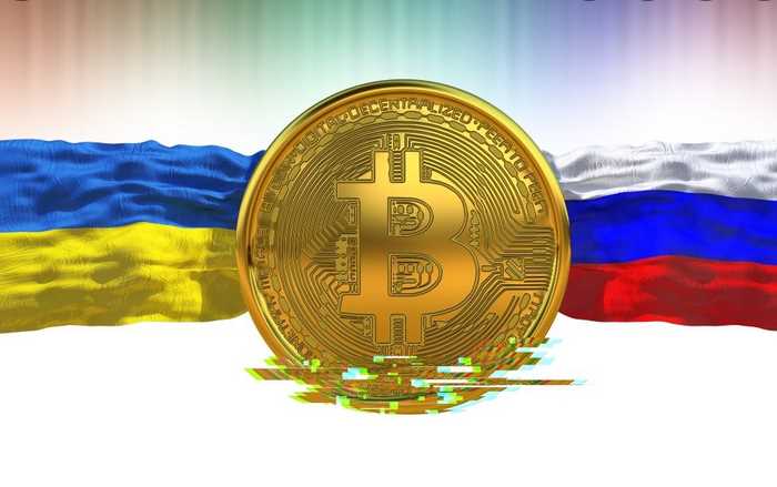 How has the Ukraine-Russia crisis intersected with conversations around crypto?