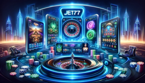 Jet77: Unveiling the Thrills of Online Casino Gaming