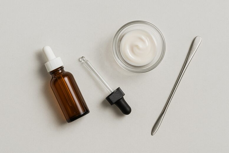 At-home vs. professional facial